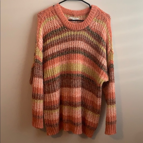 American Eagle Outfitters Sweaters - AEO Neon Knit Oversized Sweater